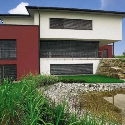 Außenjalousien für den Neubau Außenjalousien und Außenraffstore